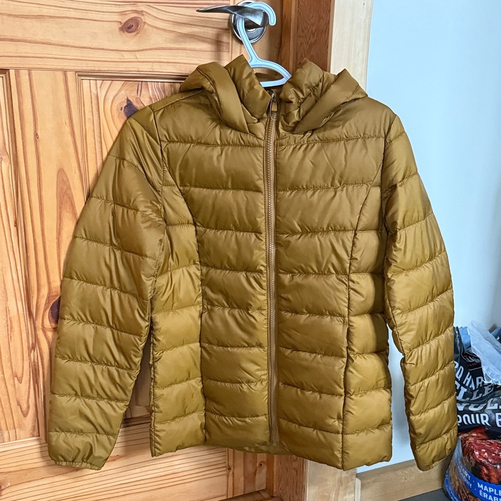 Eddie Bauer Gold/yellow Puffer Jacket